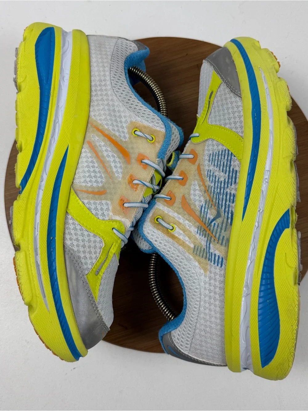 Hoka Bondi B “Citrus White” Running Shoes